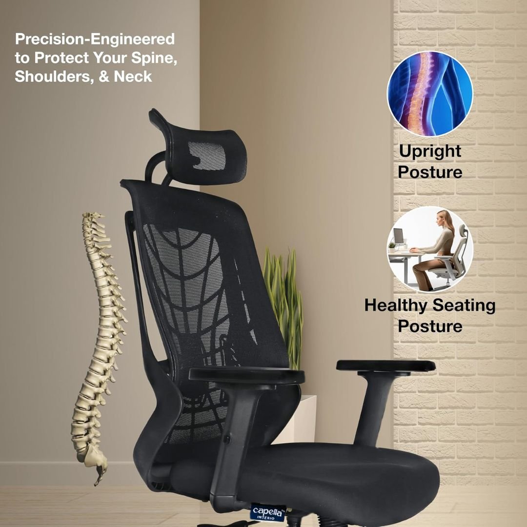 Orbit Pro CP103 Luxury High-Back Mesh Chair - Image 7